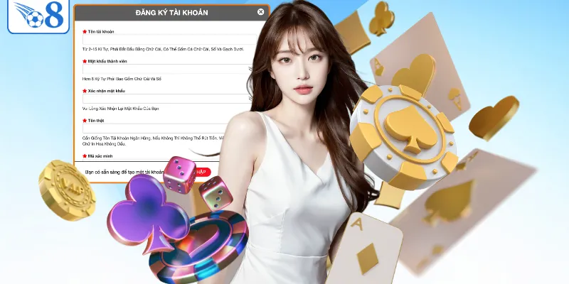 O8 – Truy Cập Link O8 Mới Nhất 2026 - Nhận Ngay 88K 13 Hướng dẫn tạo tài khoản game trên O8
